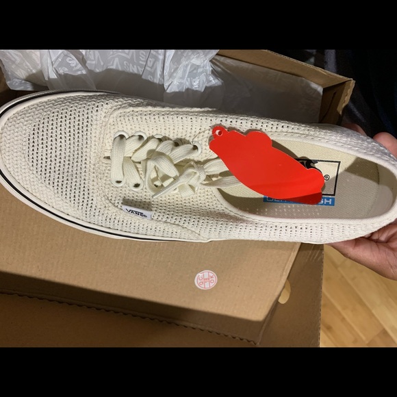 ‼️SOLD‼️ Marshmallow Mesh Authentic Vans - Picture 5 of 5